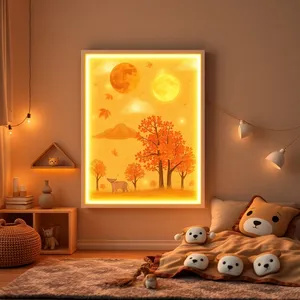 warm tones bedroom mockup example 2